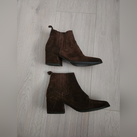 Little Burgundy suede ankle boots - Picture 2 of 4